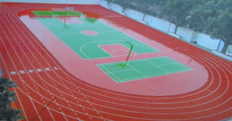供应广东透气型塑胶跑道施工 广西混合型跑道设计